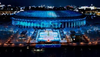 Светящаяся инсталляция появится на обновленном причале в "Лужниках"