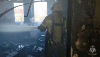 Открытое горение частных домов в Анапе ликвидировано