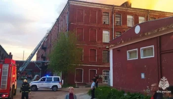 Пожар на швейной фабрике в Ногинске полностью потушили