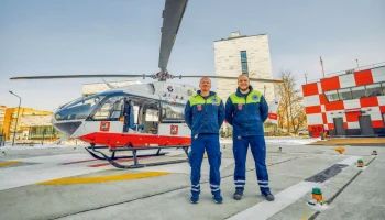 Собянин: В Москве появилась новая вертолетная площадка при больнице