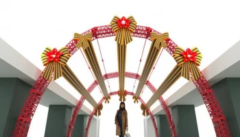 Потолочный свод станции метро «Трубная» украсят ко Дню Победы