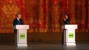 Путин поздравил Симоньян с юбилеем телеканала RT