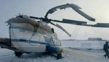 Вертолет Ми-8 совершил вынужденную посадку на Ямале