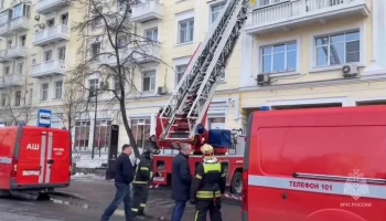 Пожар в жилом доме в центре Москвы локализовали