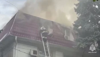 Пожар в здании районного суда в Сочи потушен