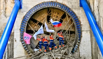 Собянин: Завершена проходка тоннеля между станциями &laquo;Новомосковская&raquo; и &laquo;Сосенки&raquo;