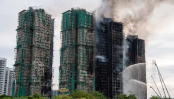 CCTV: пожар в жилом комплексе Гонконга потушили