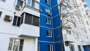 В районе Нагатинский Затон капитально отремонтировали дом 1983 года постройки