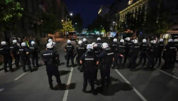 Полиция Сербии разблокировала перекрытые трассы в Белграде