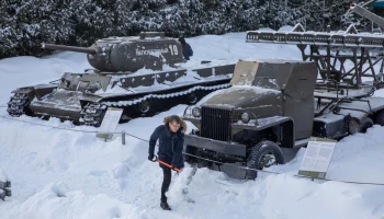 Танки музея &laquo;Г.О.Р.А.&raquo; откопали после снегопадов