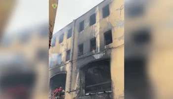 Пожар в здании рядом с Красной площадью ликвидирован