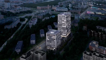 Овчинский: Фасадные работы завершились в бизнес-центре у &laquo;Ленинского проспекта&raquo;