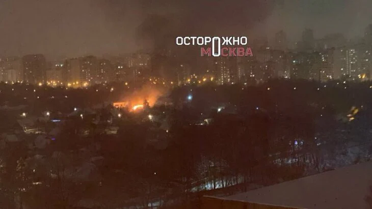 Пожар произошел в частном доме в Южном Бутове Пожар произошел в частном доме в Южном Бутове