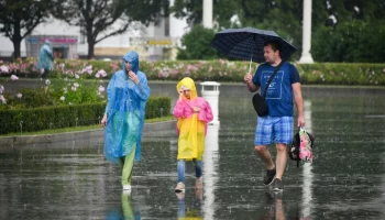 Более 40% месячной нормы осадков выпало в ряде районов Москвы за несколько часов