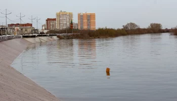 Вода в реке Тобол у Кургана опустилась ниже опасной отметки