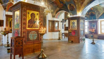 Собянин объявил о завершении реставрации церкви Живоначальной Троицы в Хорошеве