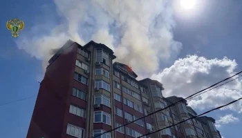 Пожар в жилом доме в Подольске локализован на площади около 1 тысячи кв метров