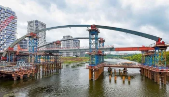 Собянин: Новый мост свяжет Мневниковскую пойму и район Крылатское