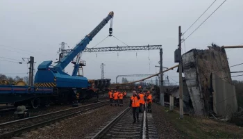 Подачу газа после обрушения моста в Вязьме восстановят за трое суток