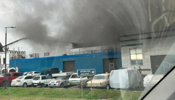 Предприятие по производству автомасел загорелось в подмосковном Пушкине