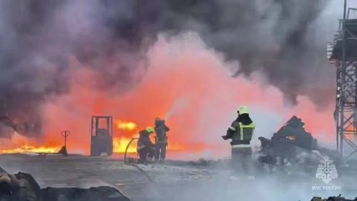 Ликвидировано открытое горение на производстве в Красногорске Ликвидировано открытое горение на производстве в Красногорске