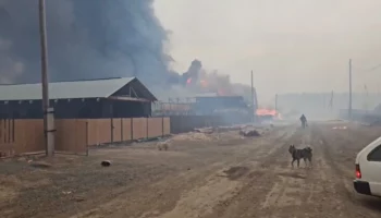 Режим ЧС введен в Братском районе Иркутской области из-за пожара