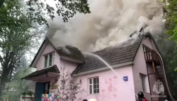 Спасатели ликвидировали пожар в здании на ВДНХ