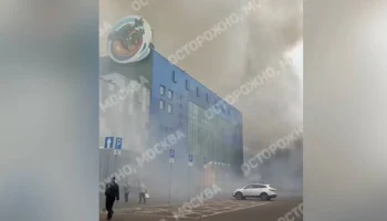 Пожар на складе в Мытищах локализован на площади 900 квадратных метров