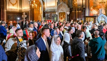 Около 2 млн человек посетили пасхальные богослужения в Москве за все праздничные дни
