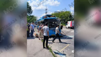 Мосгортранс установит причины инцидента с автобусом в Ижорском проезде