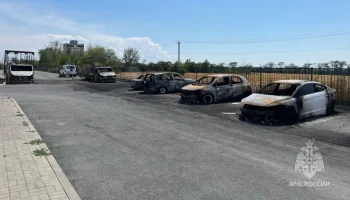 Семь автомобилей сгорели на подпольной АЗС из &laquo;Газели&raquo; в Ростовской области