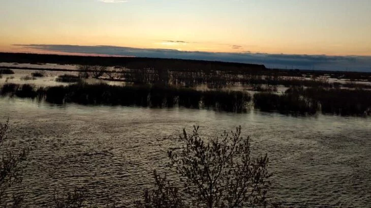 Уровень воды в Тоболе у Кургана снизился за сутки на 10 см Уровень воды в Тоболе у Кургана снизился за сутки на 10 см