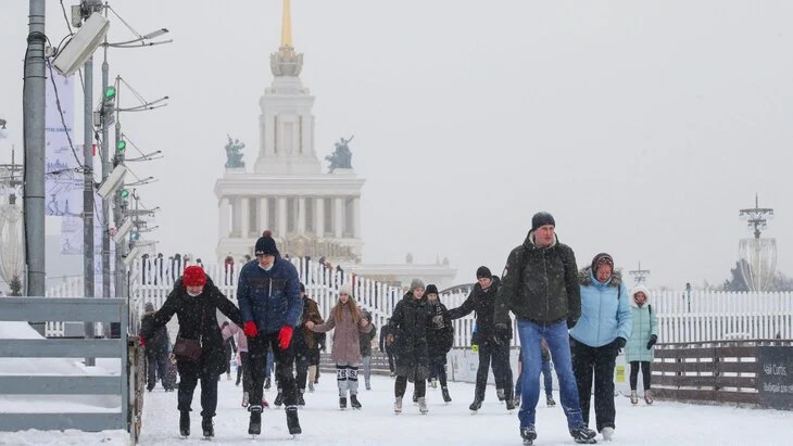 Каток ВДНХ перешел на ограниченный режим работы из-за снегопада Каток ВДНХ перешел на ограниченный режим работы из-за снегопада