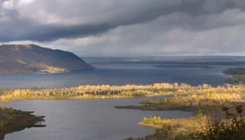 Два грузовых парома столкнулись на Волге в Татарстане