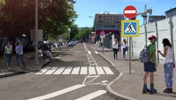 Работы по благоустройству территорий начались возле станции Беговая МЦД-4