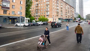 Улицу Пресненский Вал комплексно отремонтировали в центре Москвы Улицу Пресненский Вал комплексно отремонтировали в центре Москвы