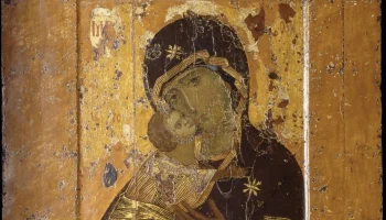 Доставленные из Третьяковки иконы выставили в храме Христа Спасителя