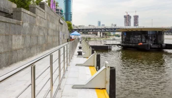 Пассажирский причал &laquo;Кутузовский&raquo; капитально отремонтировали на западе Москвы