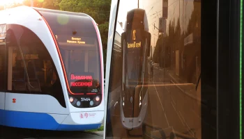 Собянин запустил движение маршрута № 90 на трамвайной линии без контактной сети