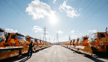 Весь парк коммунальной техники в Москве перевели на зимний режим работы