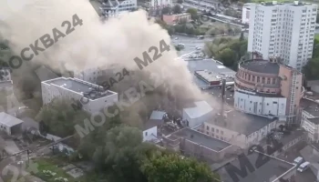 Пожар на северо-востоке Москвы ликвидирован на площади 20 "квадратов"