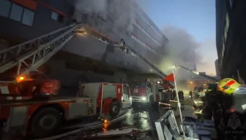 Пожар в бизнес-центре Turas на юго-востоке Москвы локализован