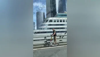 Проехавший по ТТК на самокате пользователь кикшеринга оштрафован