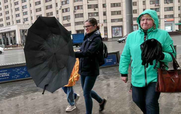 «Желтый» уровень опасности из-за ветра продлили в Москве до четверга