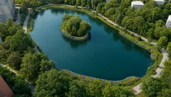 Реабилитация Егерского пруда началась на востоке Москвы