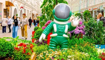 Предприниматели украсили площадки фестиваля &laquo;Сады и цветы&raquo; в Мещанском районе