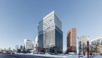 На улице Обручева завершается возведение бизнес-центра по программе создания новых рабочих мест На улице Обручева завершается возведение бизнес-центра по программе создания новых рабочих мест