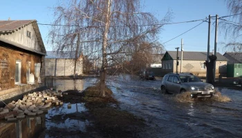 Уровень воды в реке Тобол у Кургана поднялся на 85 см