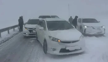 11 автомобилей столкнулись на трассе А-350 в Забайкалье