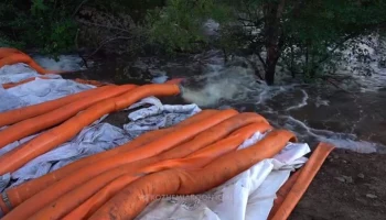 Дамбу прорвало на реке Малиновке в Приморье